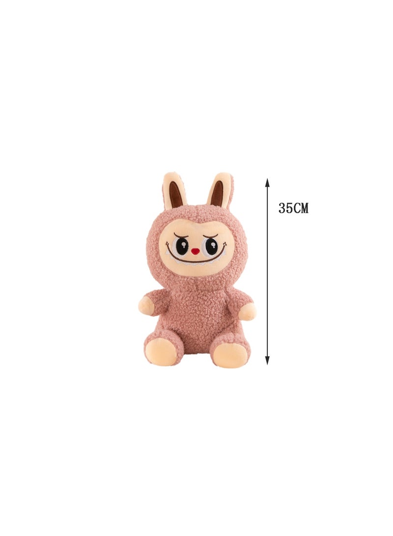 35 CM Cute Rabbit Plush Toy Soft Stuffed Cartoon Animals Doll For Girls And Boys All Ages Gift（Pink） - Image 2